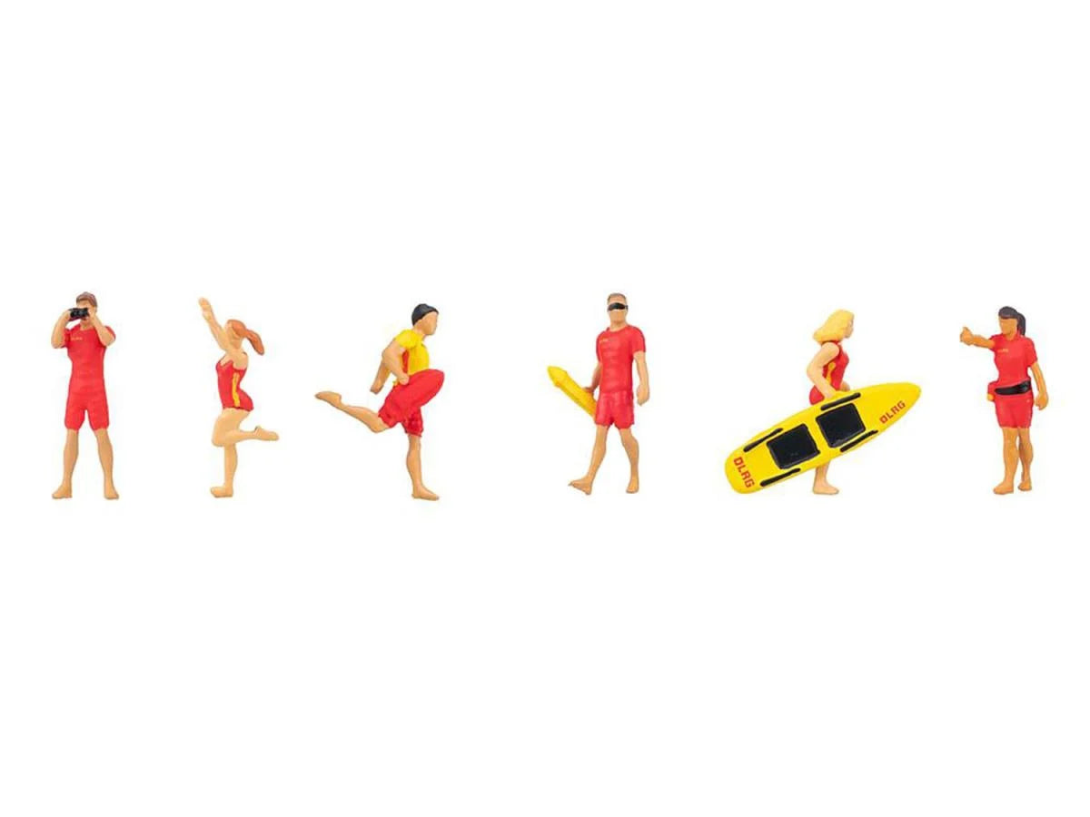 Faller Lifeguards (6) Figure Set HO Gauge 151724