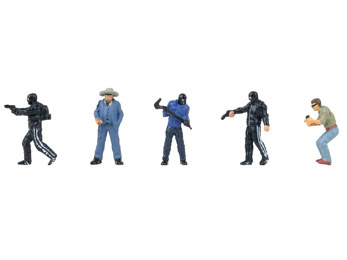 Faller Criminals (5) Figure Set HO Gauge 151726