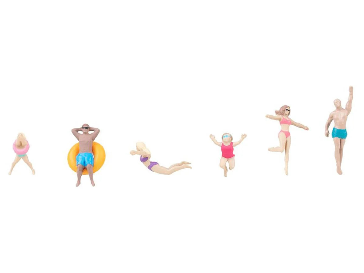 Faller Bathers (6) Figure Set HO Gauge 151733