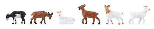 Faller Goats (6) Figure Set FA151911 HO Gauge