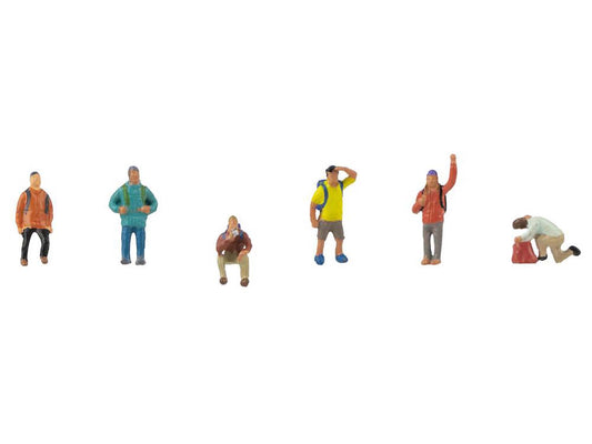 Faller On a Mountain Hike Figure Set FA155611 N Gauge