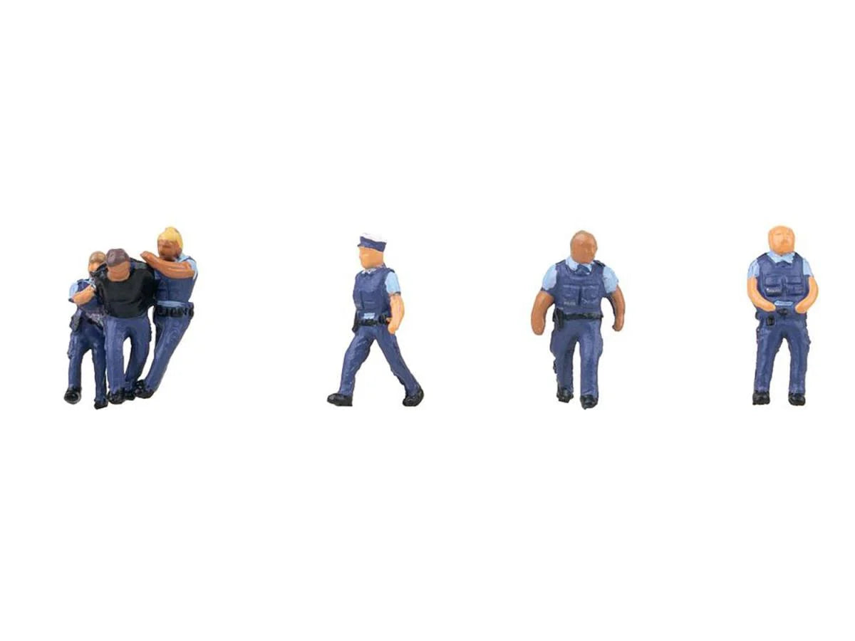Faller Police Officers (5) & Suspect Figure Set N Gauge 155623