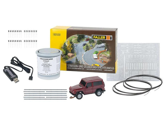 Faller FA161449 Car System MB G Class Starter Set IV HO Gauge