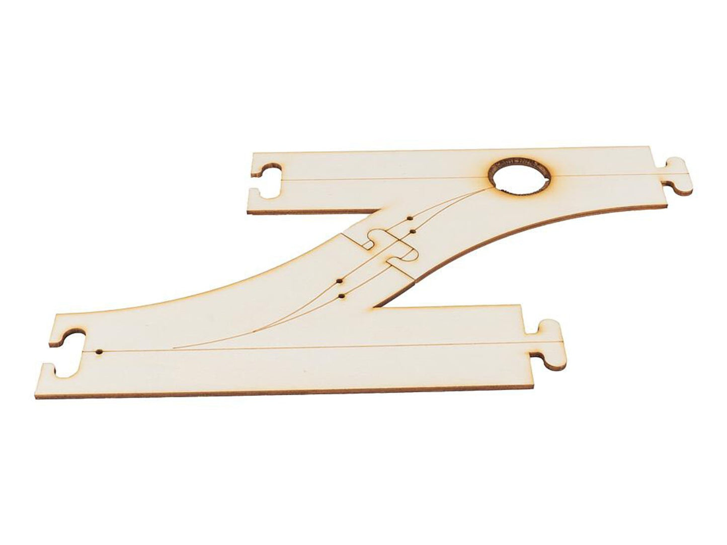 Faller FA161939 Car System Laser Street Left Turn & 45 Degree Junction HO Gauge