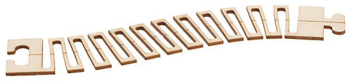 Faller Car System Laser Street Flexible Section N Gauge 162131