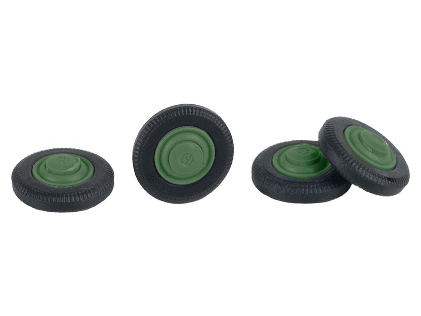 Faller FA163119 Car System Tyres & Rims (4) VW Beetle Police HO Gauge