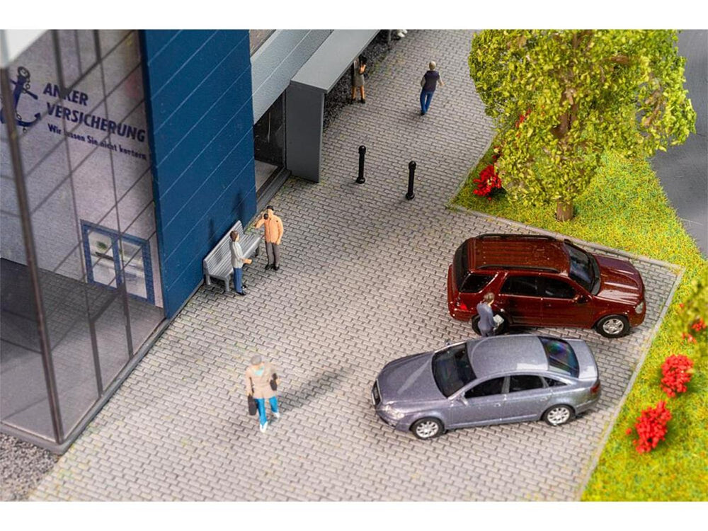 Faller FA170310 Light Grey Cobblestone Pavement Premium Road Film HO Gauge