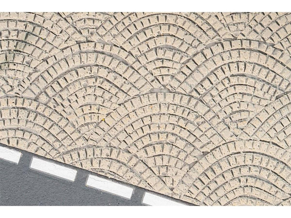 Faller FA170312 Roman Cobblestone Pavement Premium Road Film HO Gauge