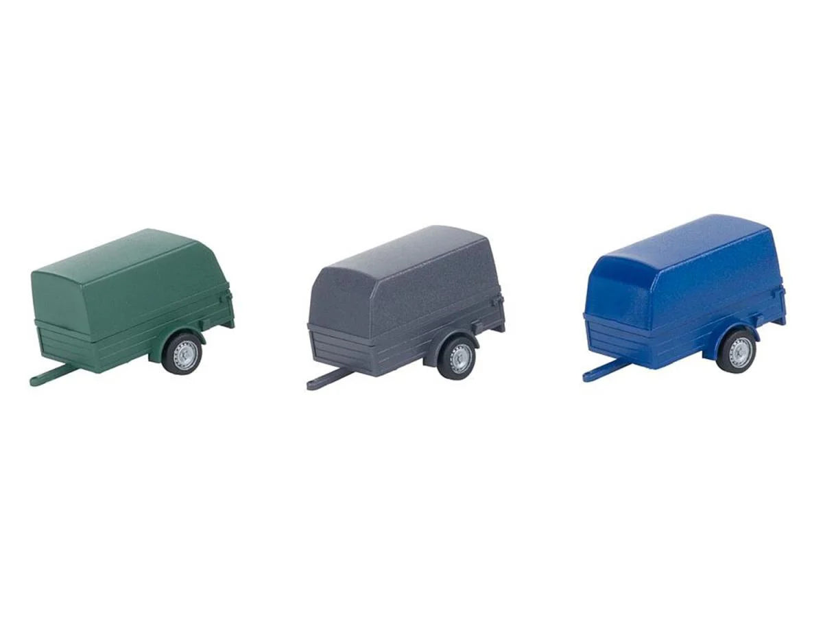Faller Car Trailers (3) Kit HO Gauge 180012