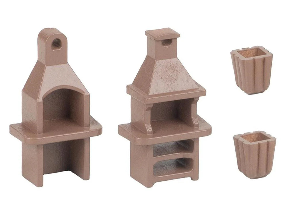 Faller Garden BBQs (2) Kit HO Gauge 180015