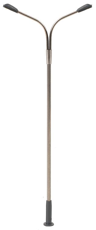 Faller Double Neck Curved Arm Modern LED Street Lamp HO Gauge 180201
