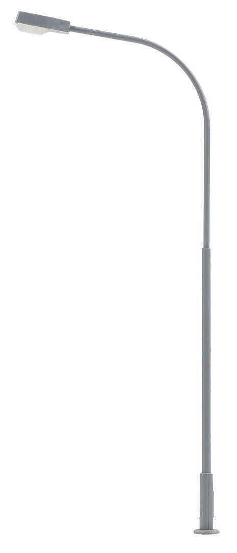 Faller LED Curved Neck Street Light Cool White 94mm FA180219 HO Gauge