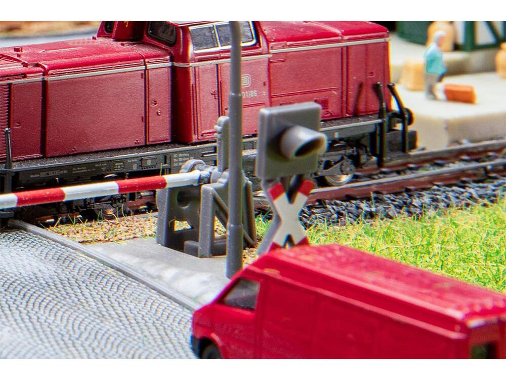 Faller FA180259 Railway Crossing with Bell Mini Sound Effect HO Gauge