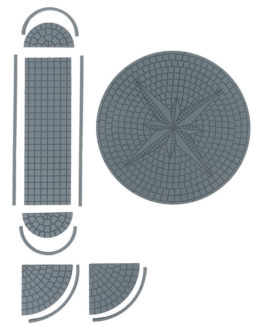Faller Mini Roundabout & Traffic Island Kit III FA180277 HO Gauge