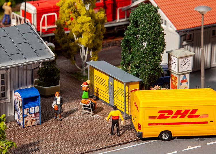 Faller 180281  DHL Package Lockers (2) Kit VI