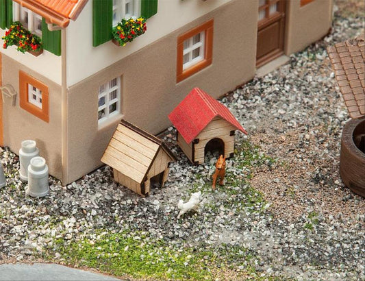 Faller Kennels (2) Laser Cut Building Kit HO Gauge 180309