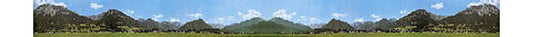 FALLER Oberstdorf Model Background Extension 2900x450mm HO Gauge 180517