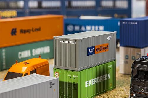 FALLER P&O Nedlloyd 20' Container V HO Gauge 180824