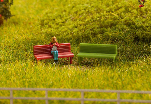 FALLER Benches (4) Model Kit HO Gauge 180919