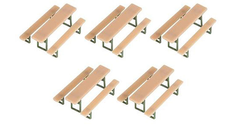 FALLER Beer Tent Tables & Benches III HO Gauge 180963
