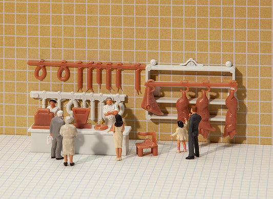 Faller Butchers Shop Interior Building Kit HO Gauge 180974