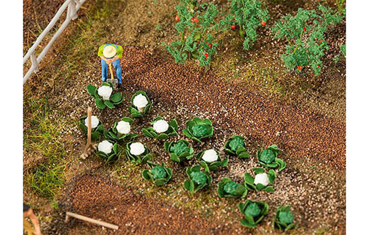 FALLER Cabbages (10) & Cauliflowers (10) HO Gauge Scenics 181257
