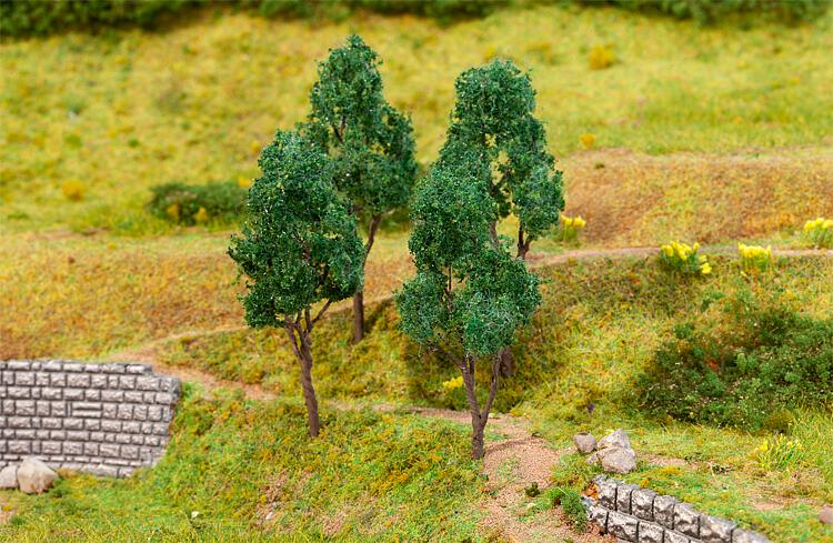 Faller Beech Trees 60-70mm (4) FA181377 HO Scale