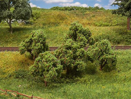 FALLER Apple Trees 55mm (5) HO Gauge Scenics 181404