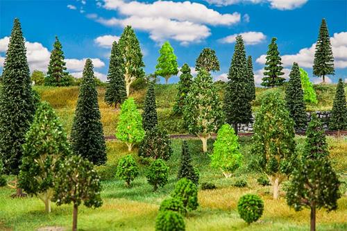 FALLER Mixed Forest Trees (50) HO Gauge Scenics 181536