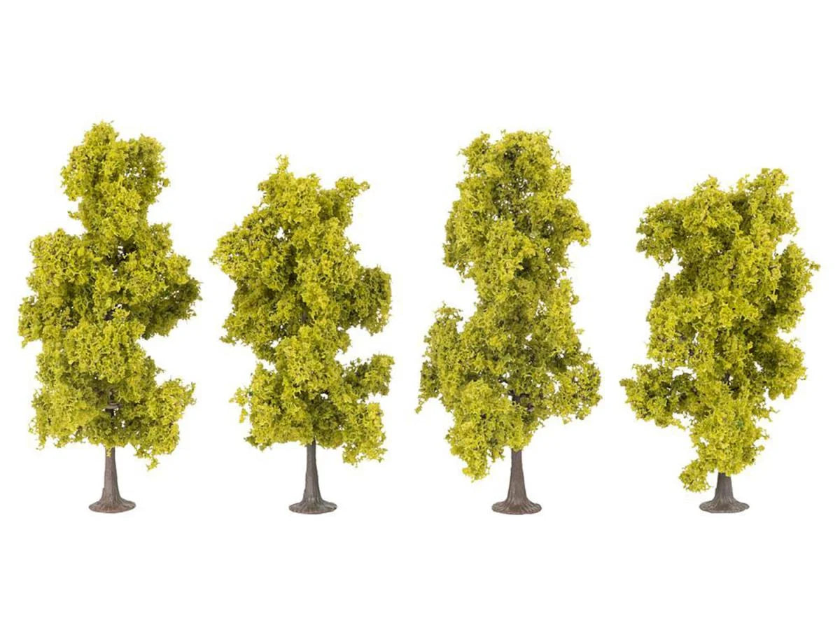Faller Deciduous Trees (4) Light Green 90-110mm 181579