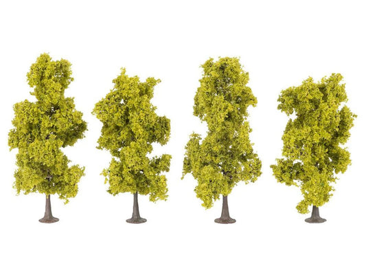 Faller Deciduous Trees (4) Light Green 90-110mm 181579