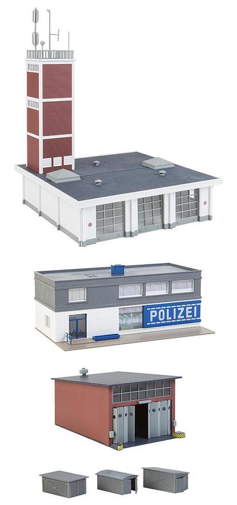 Faller Emergency Services Kit Set IV FA190083 HO Gauge