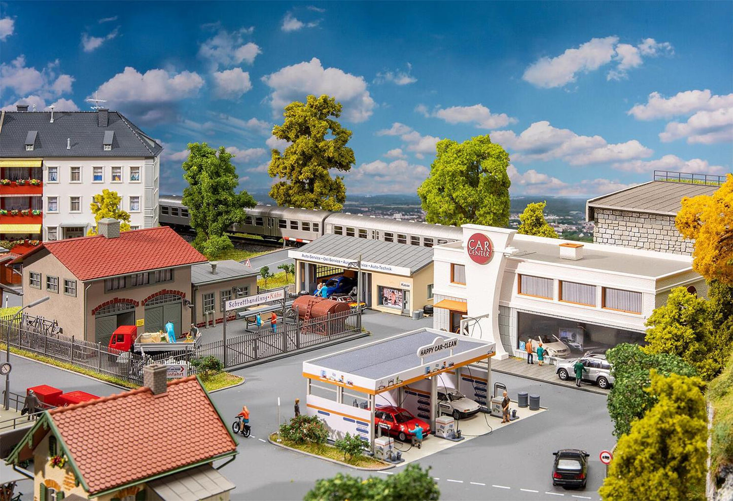 Faller Auto Trade Industrial Estate Kit Set IV FA190086 HO Gauge