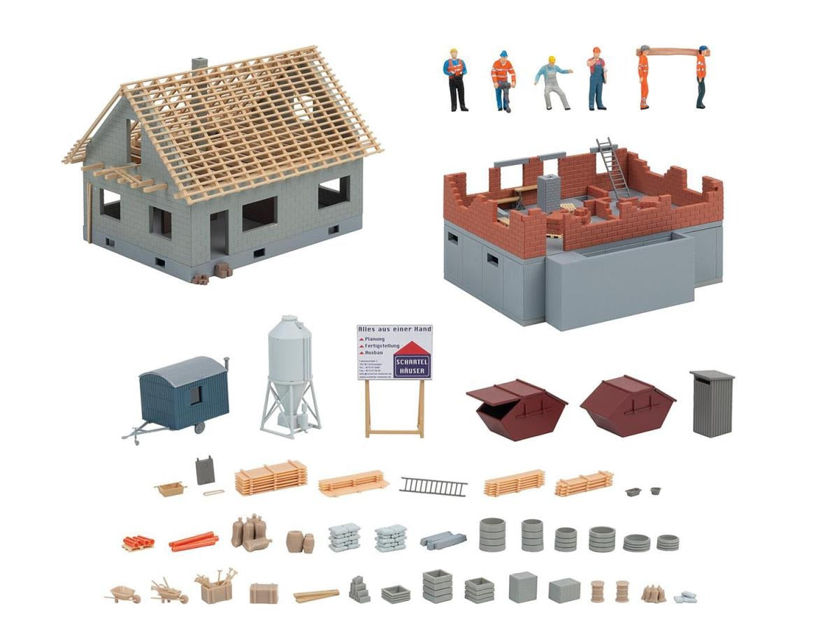 Faller FA190089 Construction Site Kit Set HO Gauge