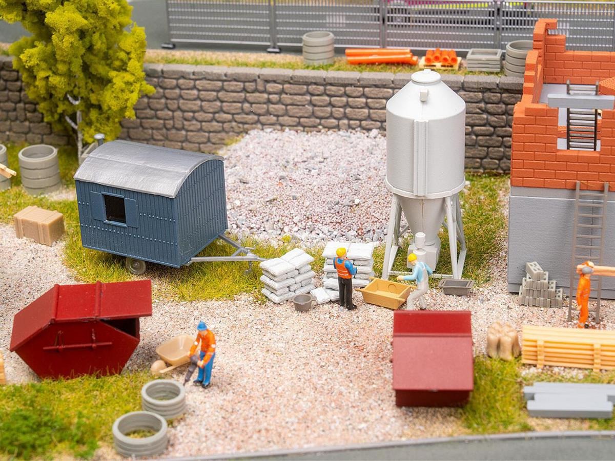 Faller FA190089 Construction Site Kit Set HO Gauge