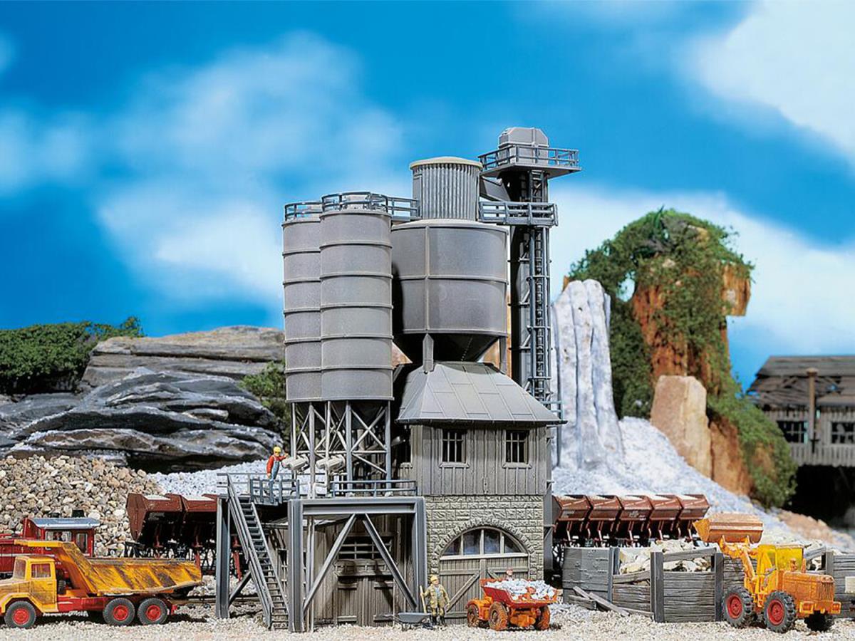 Faller Concrete Mixing Plant Model of the Month Kit III HO Gauge FA191816