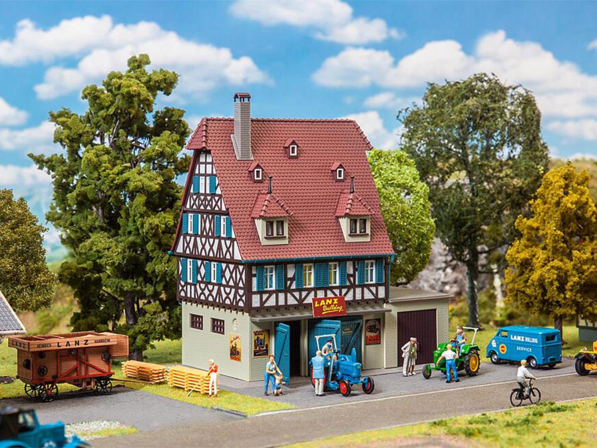 Faller Lanz Repair Workshop Model of the Month Kit I HO Gauge FA191817