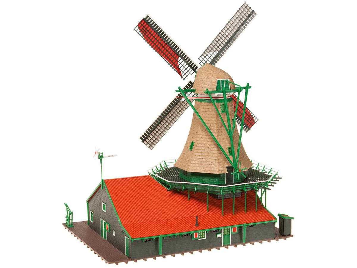 Faller FA191832 De Kat Windmill Model of the Month Kit I HO Gauge