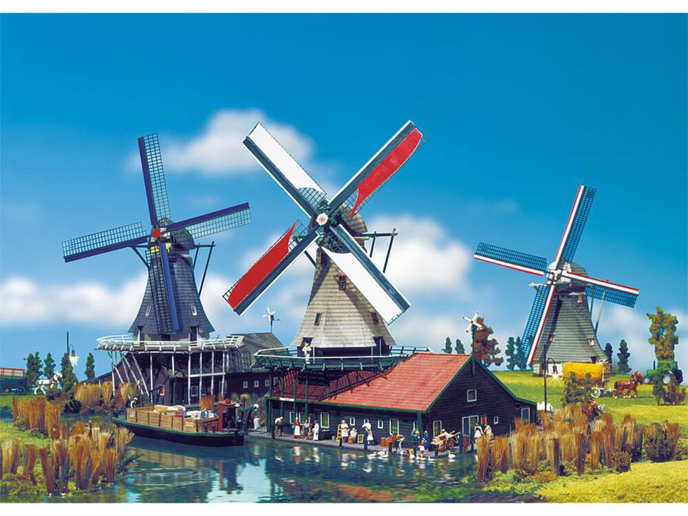 Faller FA191832 De Kat Windmill Model of the Month Kit I HO Gauge