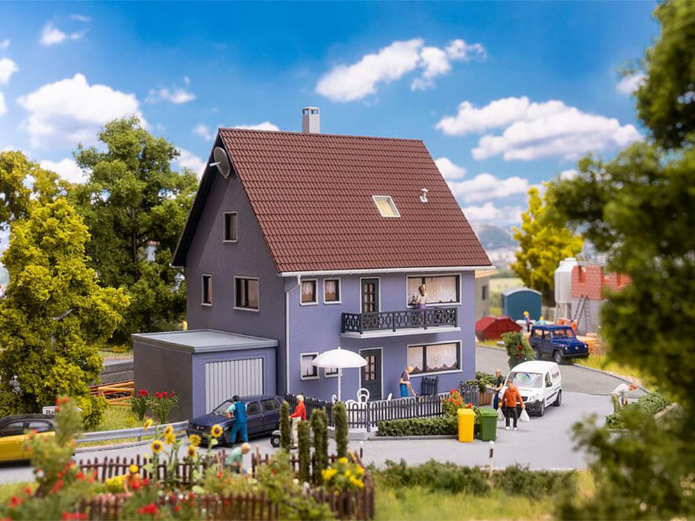 Faller Two Family House Model of the Month Kit IV HO Gauge 191837