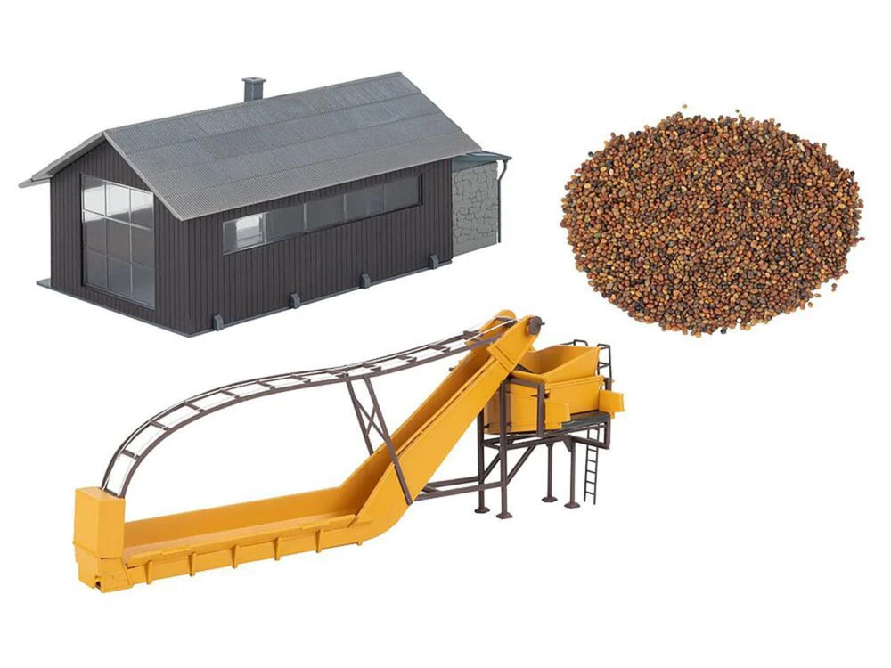 Faller Storage Shed w/Conveyor Belt Model of the Month Kit IV HO Gauge 191841