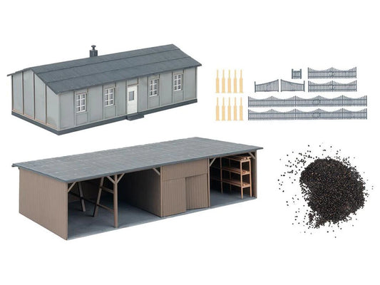Faller Barracks with Coal Shed Model of the Month Kit II HO Gauge 191842