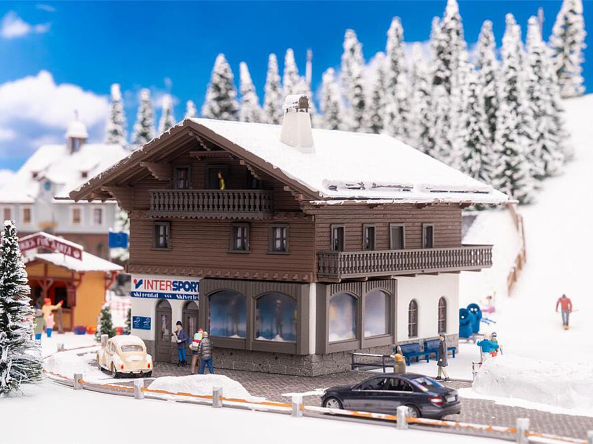 Faller Intersport Ski Shop Model of the Month Kit V HO Gauge 191845