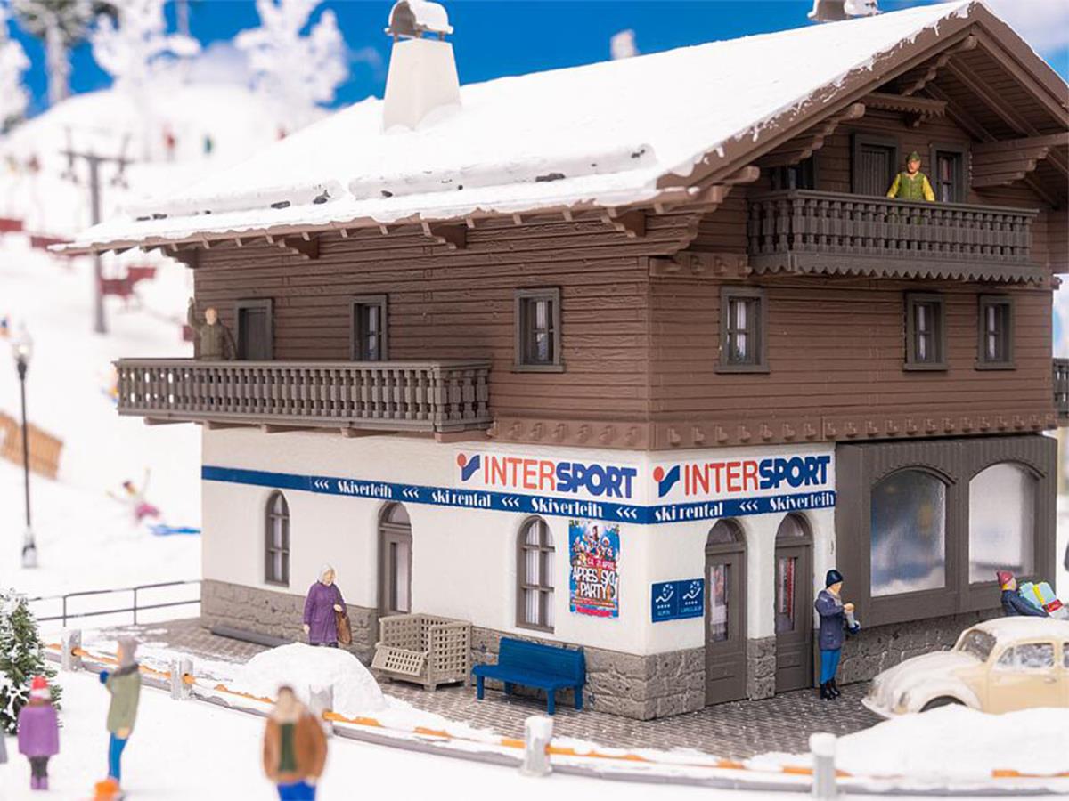 Faller Intersport Ski Shop Model of the Month Kit V HO Gauge 191845