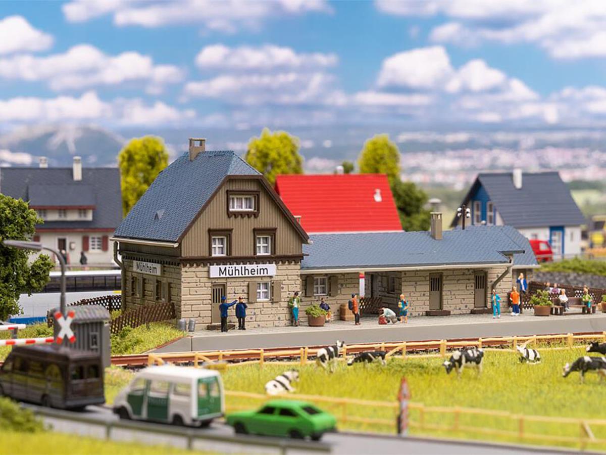 Faller Muhlheim Railway Station Model of the Month Kit III N Gauge 231731