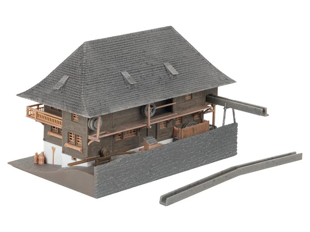 Faller Black Forest Flour Mill w/Figure Anniversary Kit I N Gauge 232012