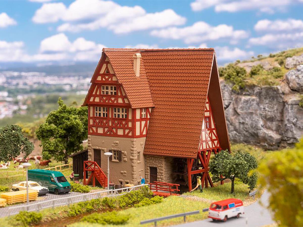 Faller Water Mill with Wheel Kit I N Gauge 232134