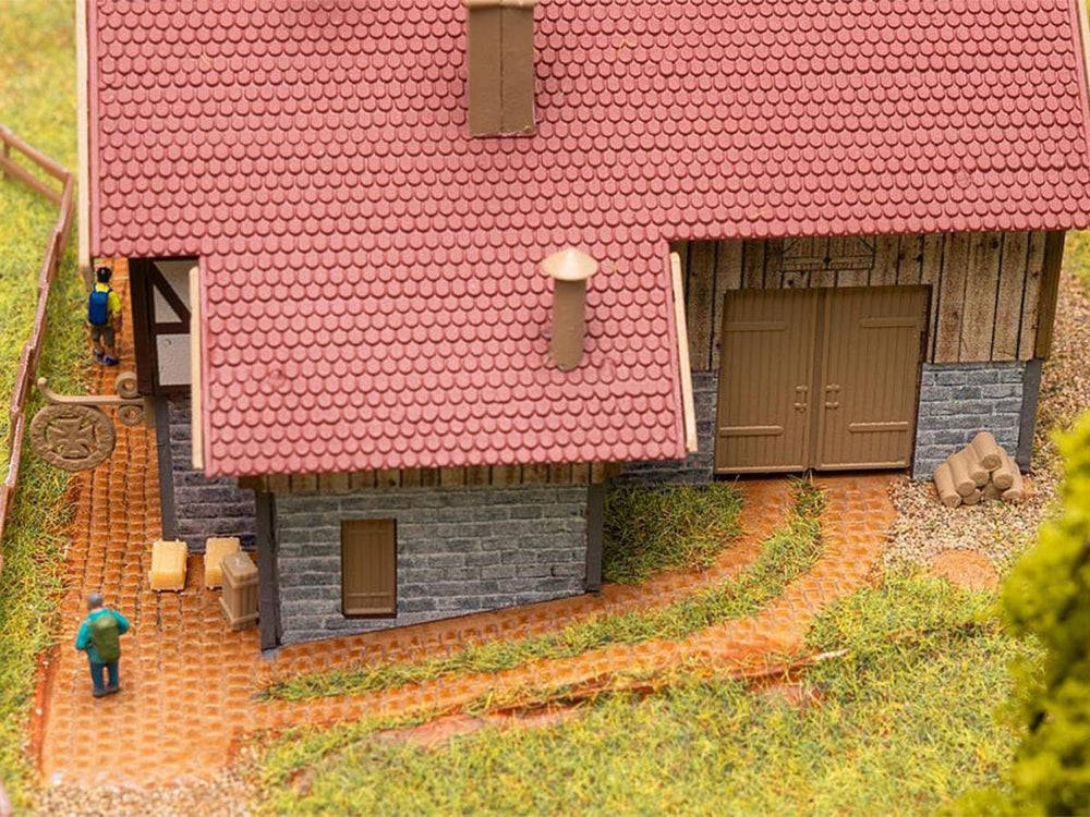 Faller Zur Post Inn w/Beer Garden Kit III N Gauge 232138