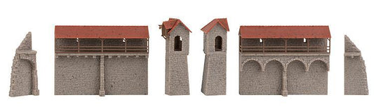 Faller 232170 Old Town Wall Set Kit III N Gauge