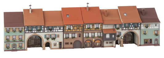 Faller Old Town Relief Houses (6) Kit III FA232174 N Gauge